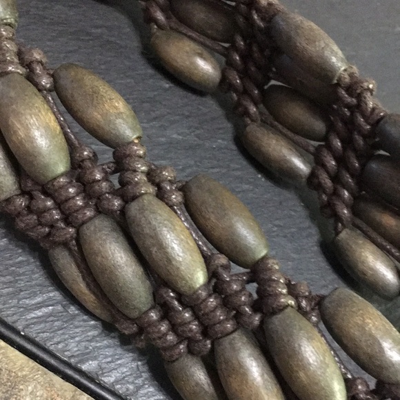 Macramé Beaded belt - Picture 2 of 7